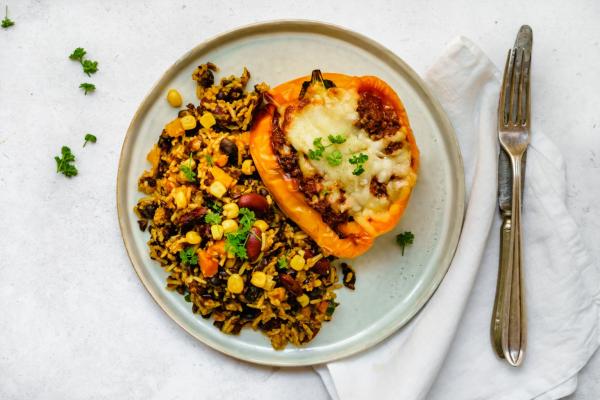 Stuffed Tex Mex Bell Peppers